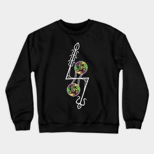 Pictish Double Disc Z Rod with Taranis Crewneck Sweatshirt